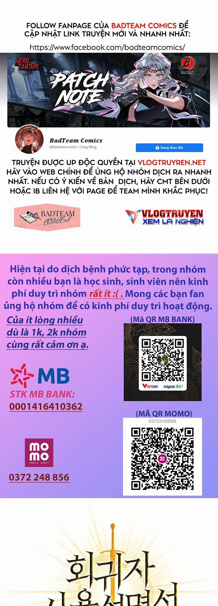 Kí Sự Hồi Quy (Regressor Instruction Manual) 8 trang 0