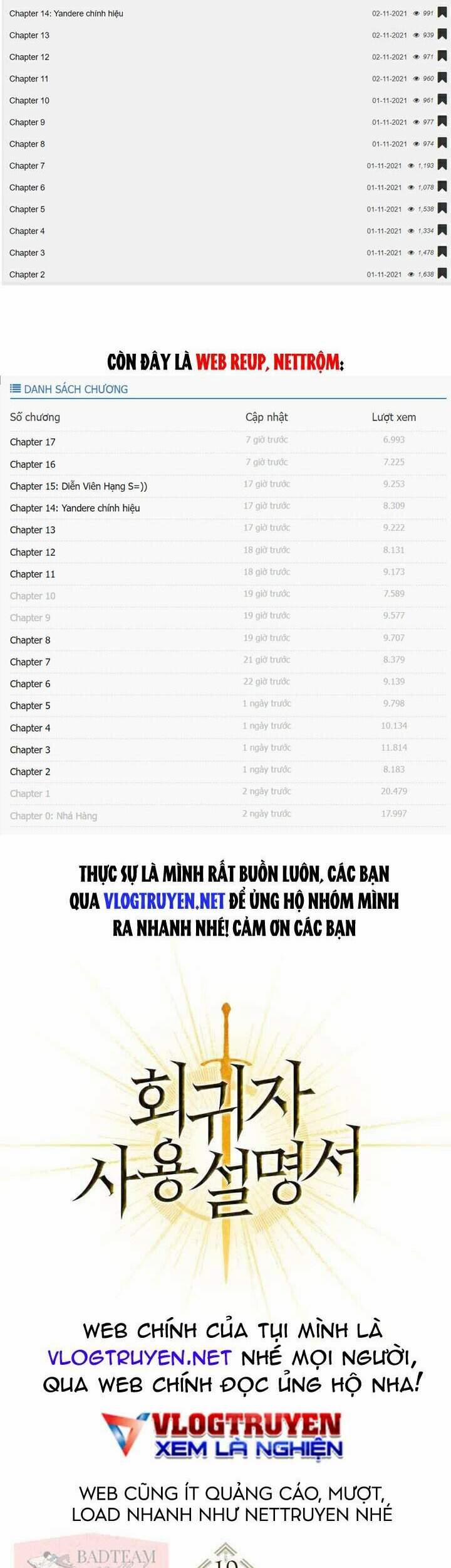 Kí Sự Hồi Quy 19 trang 0