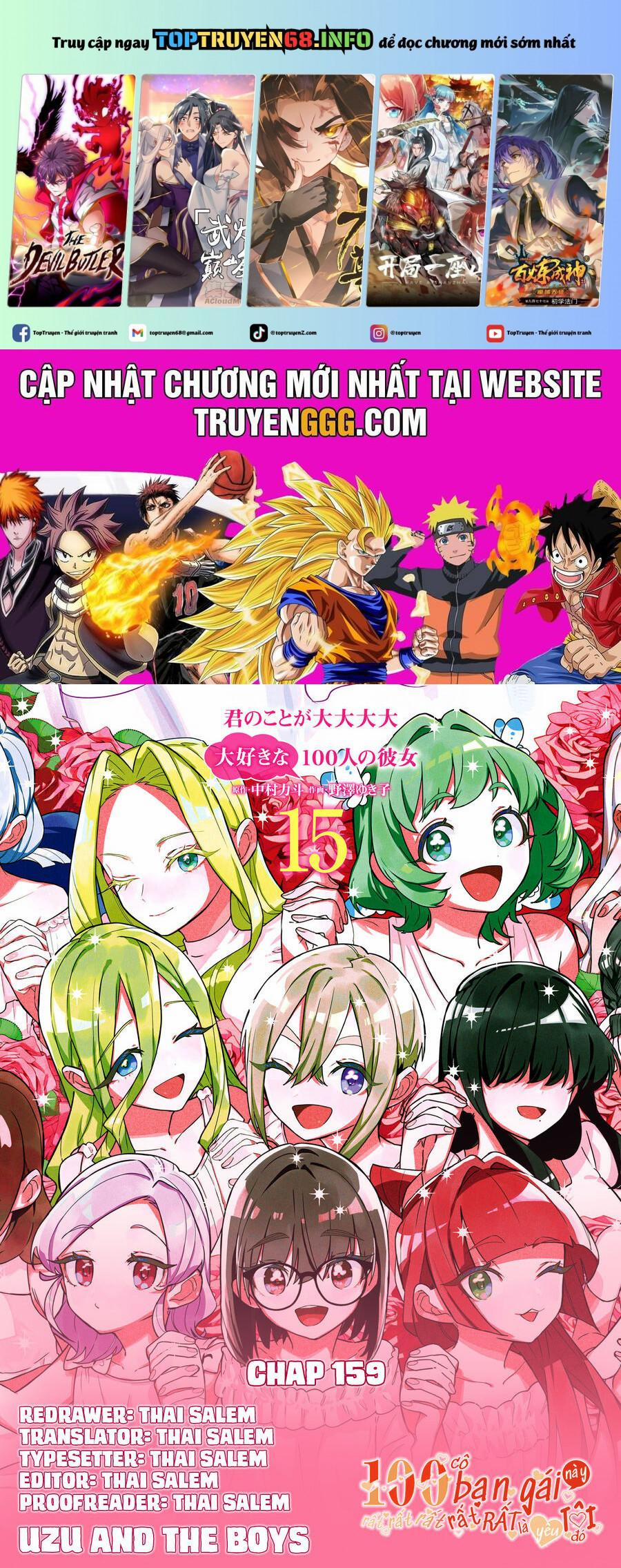 Kimi No Koto Ga Dai Dai Dai Dai Daisuki Na 100-Ri No Kanojo 159 trang 0