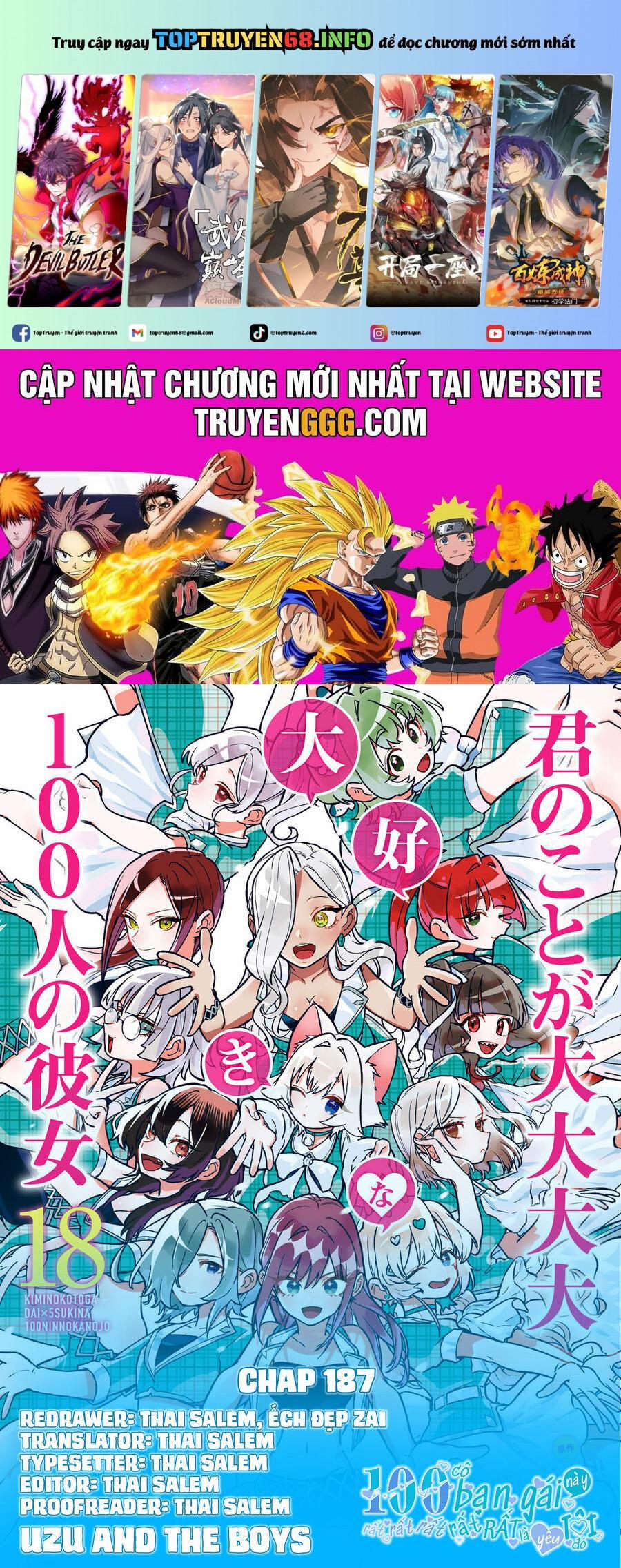 Kimi No Koto Ga Dai Dai Dai Dai Daisuki Na 100-Ri No Kanojo 187 trang 0