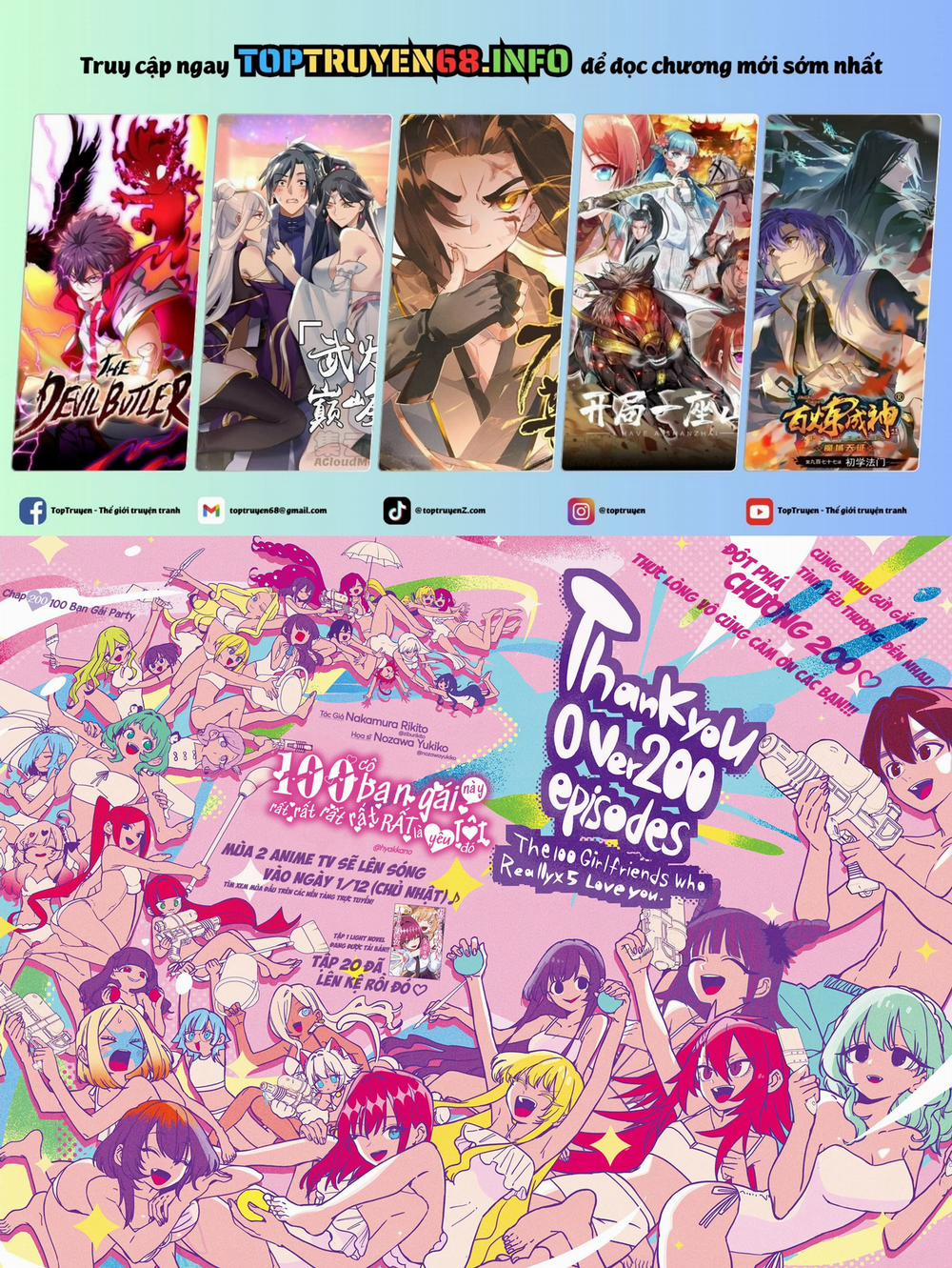 Kimi No Koto Ga Dai Dai Dai Dai Daisuki Na 100-Ri No Kanojo 200 trang 0