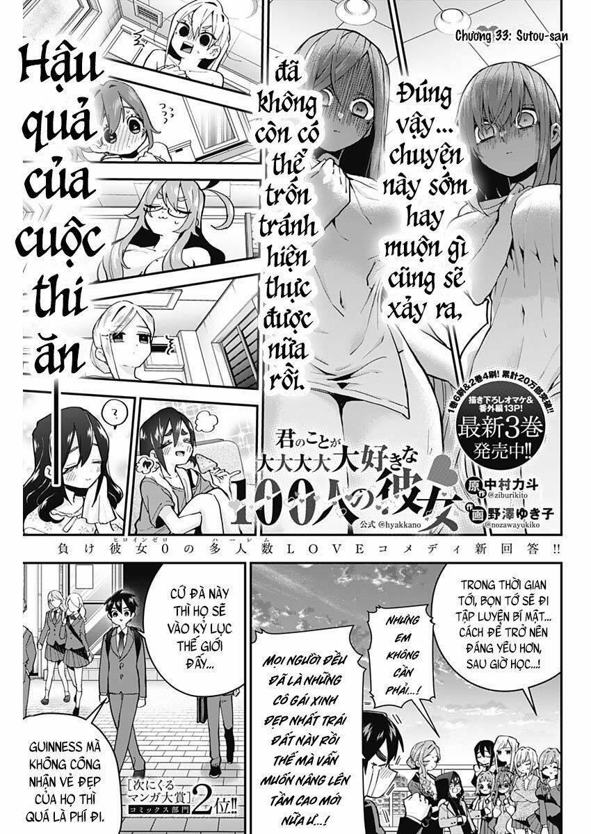 Kimi No Koto Ga Dai Dai Dai Dai Daisuki Na 100-Ri No Kanojo 33 trang 2