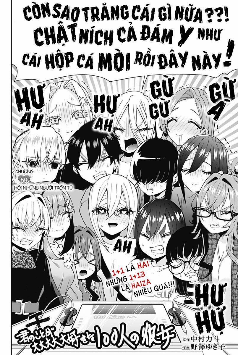 Kimi No Koto Ga Dai Dai Dai Dai Daisuki Na 100-Ri No Kanojo 59 trang 1