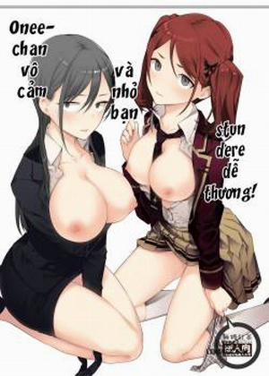 Đọc truyện tranh Kinjo no Tsuntsun Imouto to Muhyoujou Ane ni Semarare Ecchi
