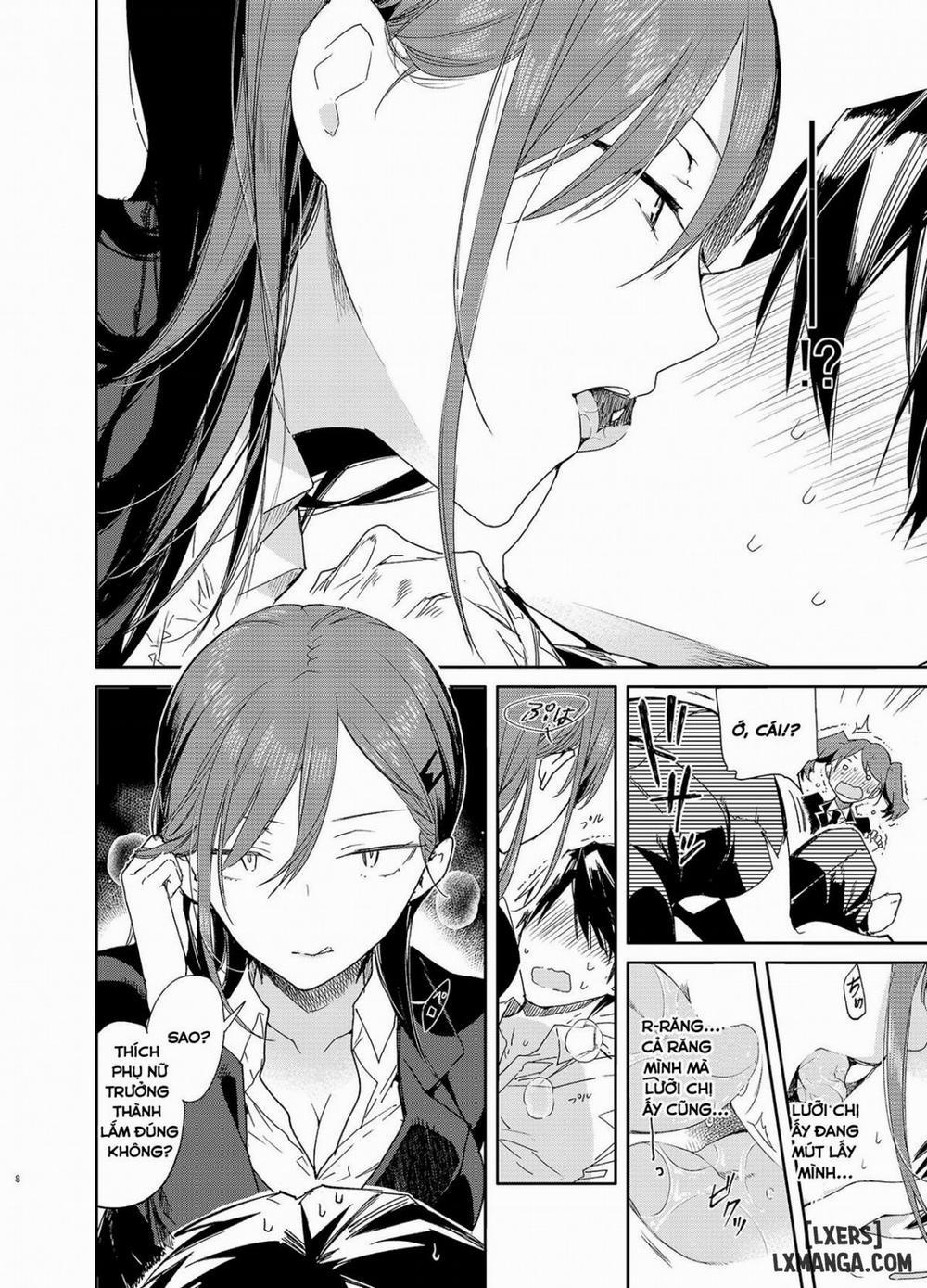 Kinjo no Tsuntsun Imouto to Muhyoujou Ane ni Semarare Ecchi Oneshot trang 5