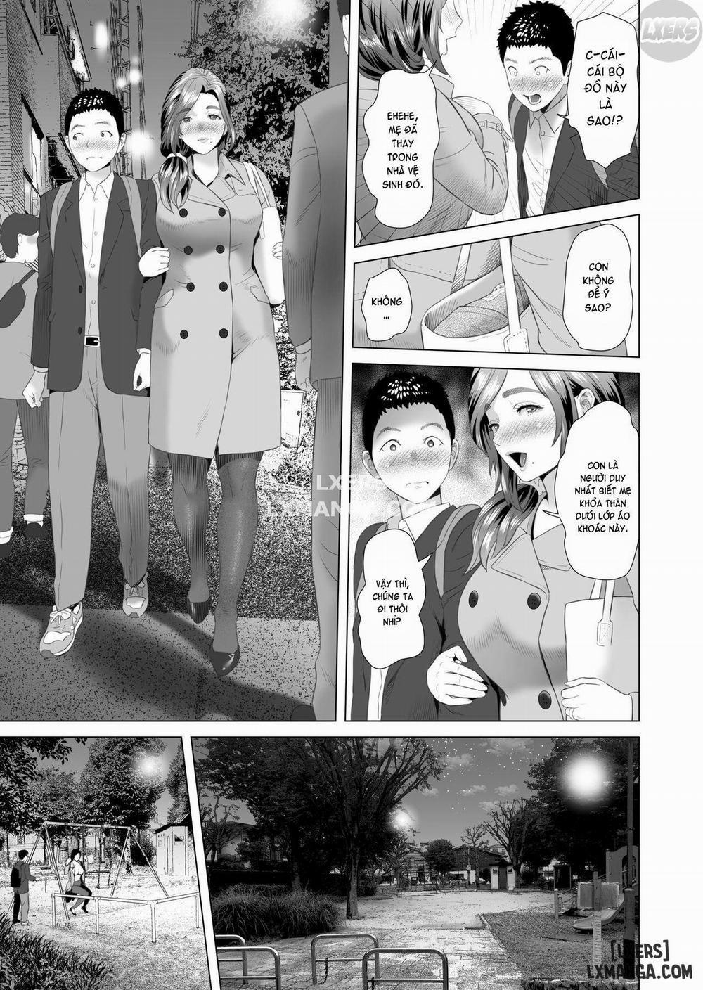 Kinjo Yuuwaku Musuko o Yobai ni Sasou Haha Hen Oneshot trang 14
