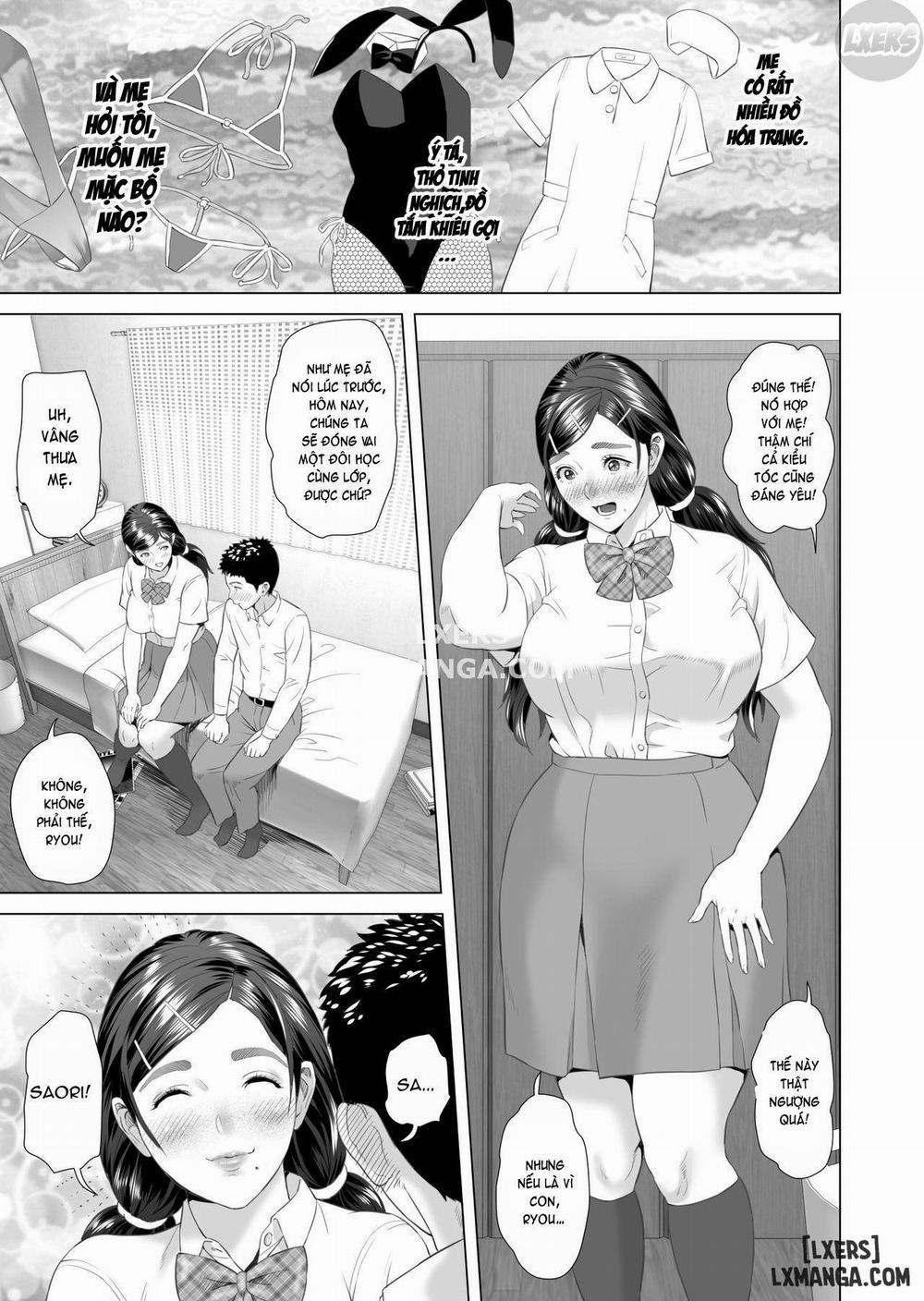 Kinjo Yuuwaku Musuko o Yobai ni Sasou Haha Hen Oneshot trang 24