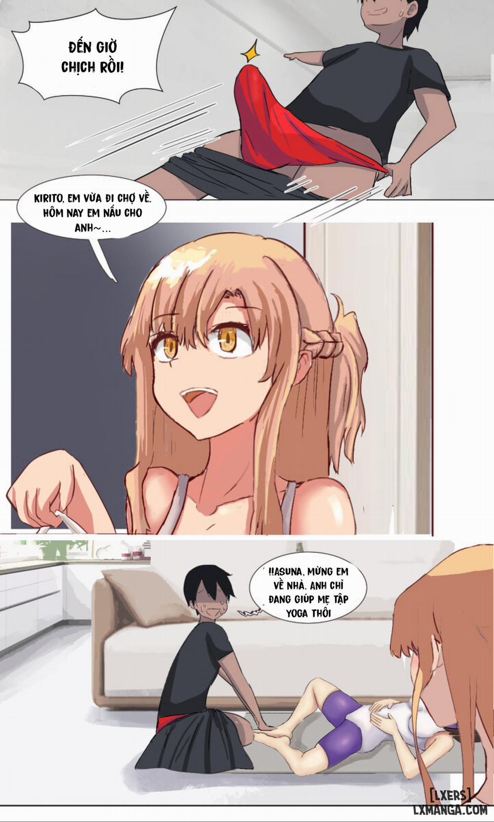 Kirito and Asuna's mother Oneshot trang 28