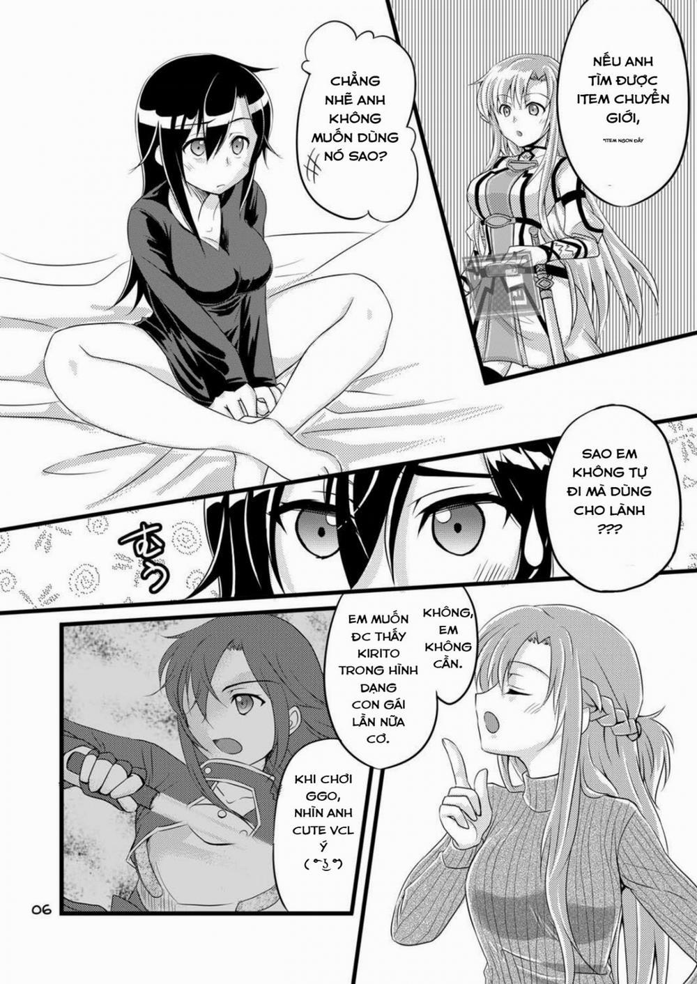 Kirito-chan to Asobou! (Sword Art Online) Oneshot trang 4