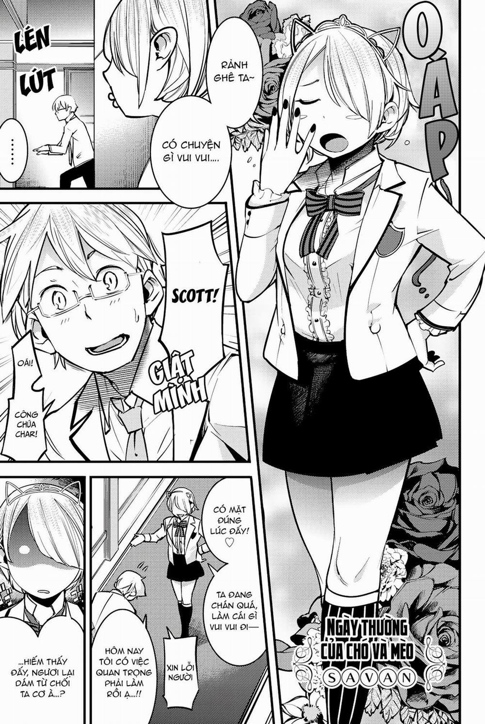 Kishuku Gakkou No Juliet The Official Anthology 0 Ngày thường của Chó và Mèo trang 1