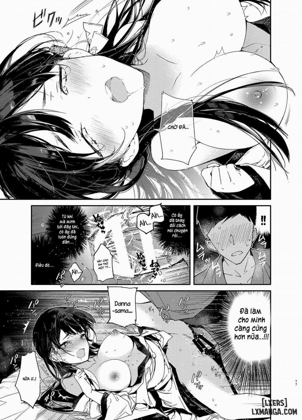 Kitsume na Kimono Niizuma to Kyoukotoba Ecchi Oneshot trang 17