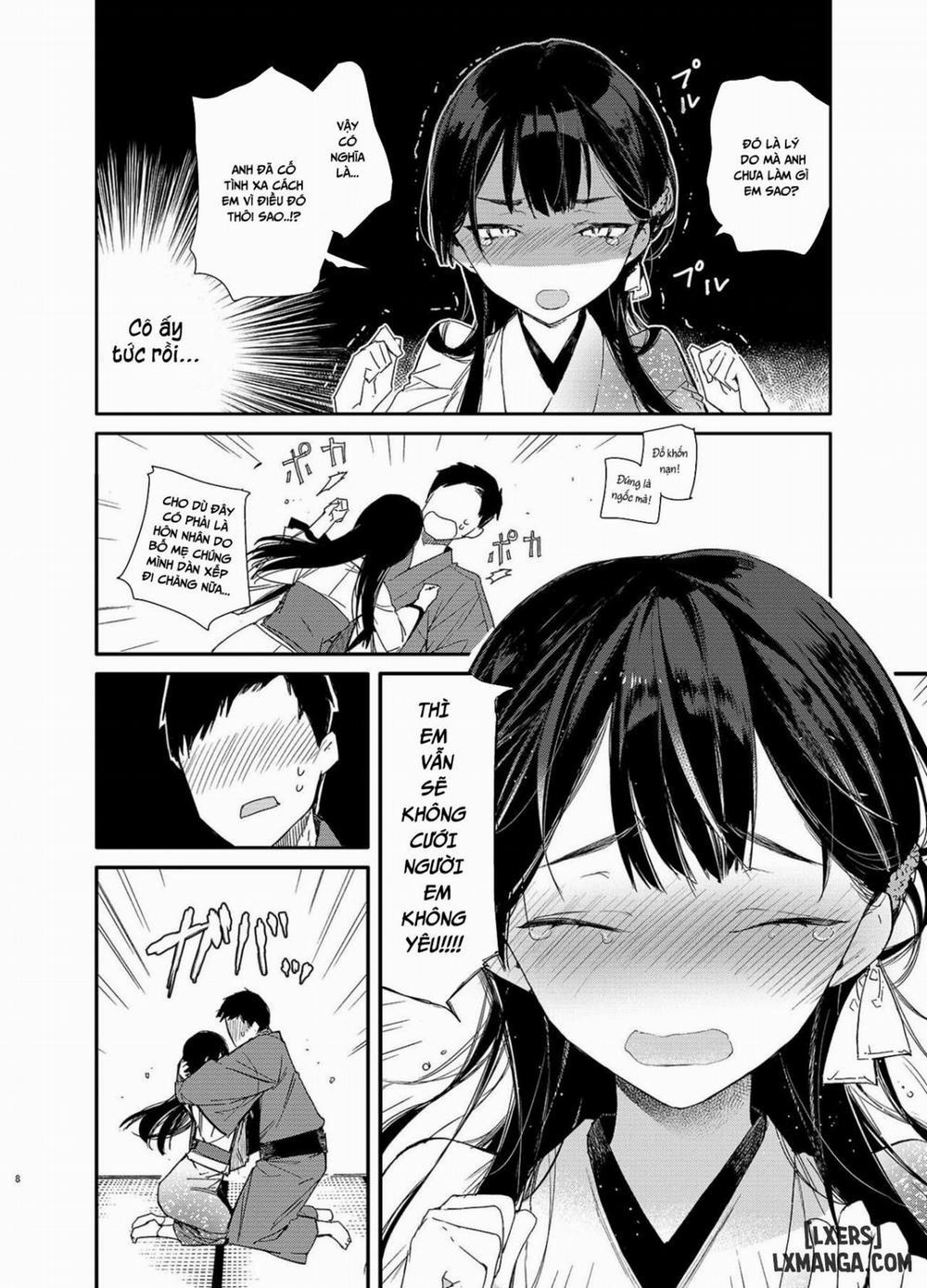 Kitsume na Kimono Niizuma to Kyoukotoba Ecchi Oneshot trang 8