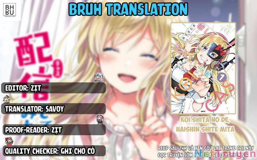 Koi Shita No De, Haishin Shite Mita 66 trang 1