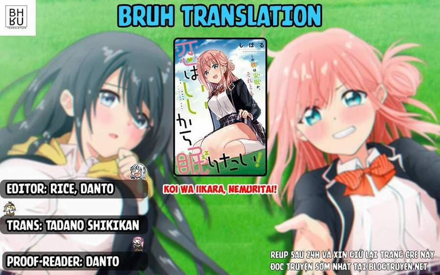 Koi Wa Iikara Nemuritai! 7.5 trang 1