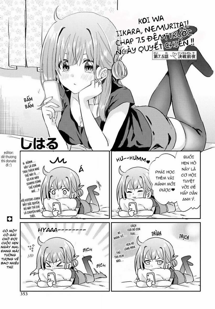 Koi Wa Iikara Nemuritai! 7.5 trang 2