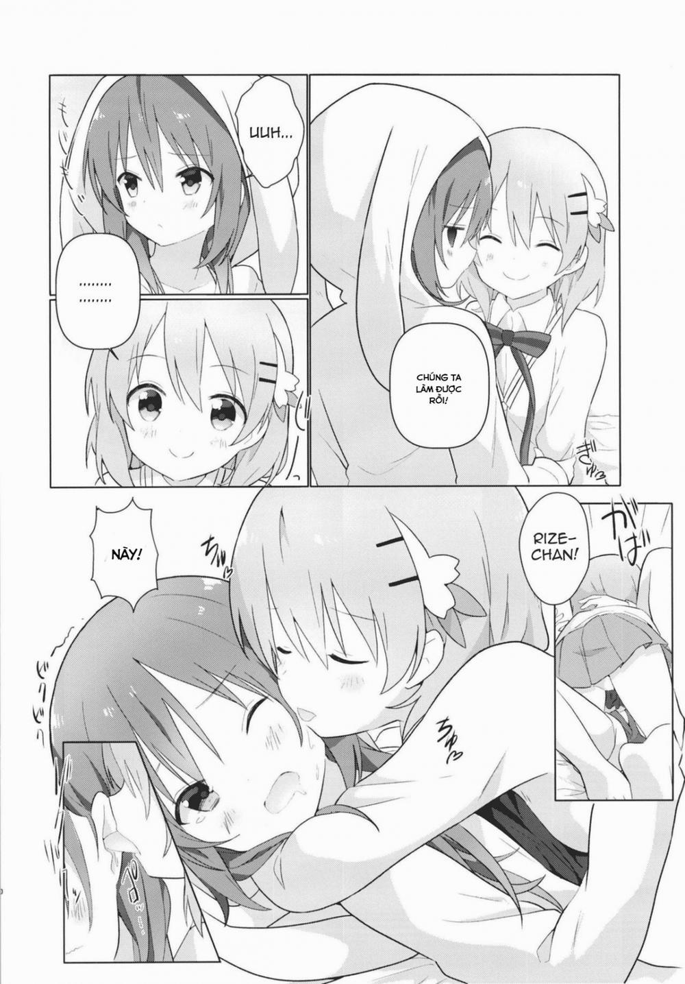 KokoRize de Yuri ni Mezameru Hon (Gochuumon wa Usagi desu ka?) Oneshot trang 11