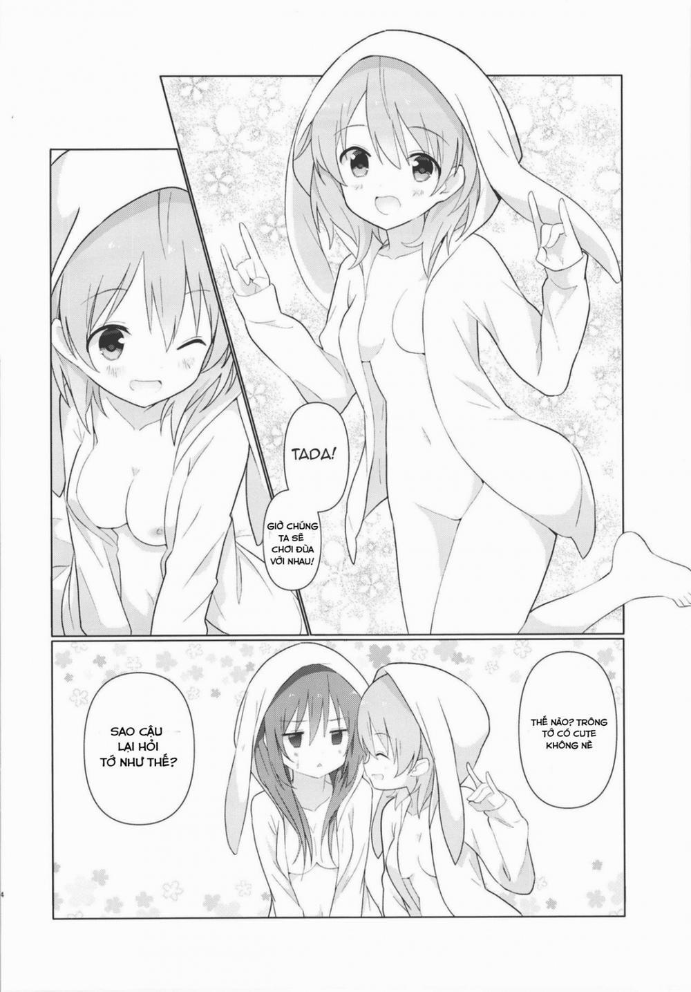 KokoRize de Yuri ni Mezameru Hon (Gochuumon wa Usagi desu ka?) Oneshot trang 15