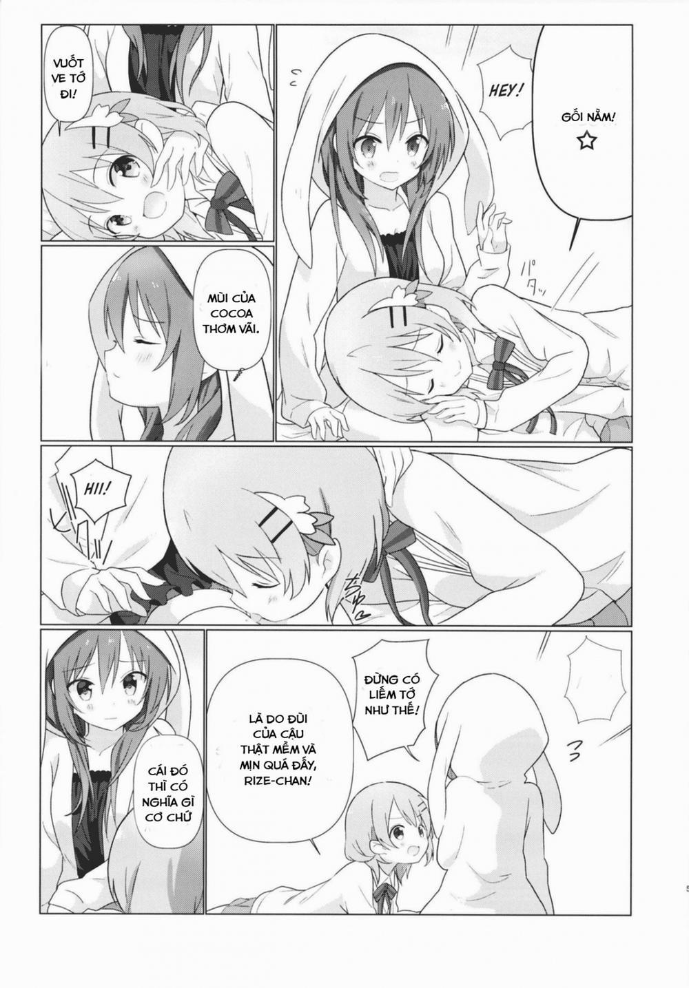 KokoRize de Yuri ni Mezameru Hon (Gochuumon wa Usagi desu ka?) Oneshot trang 6