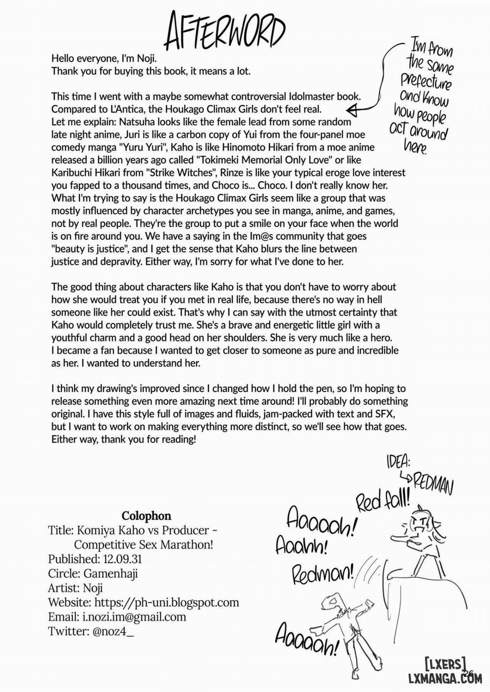 Komiya Kaho vs Producer Competitive Sex Marathon Oneshot trang 25