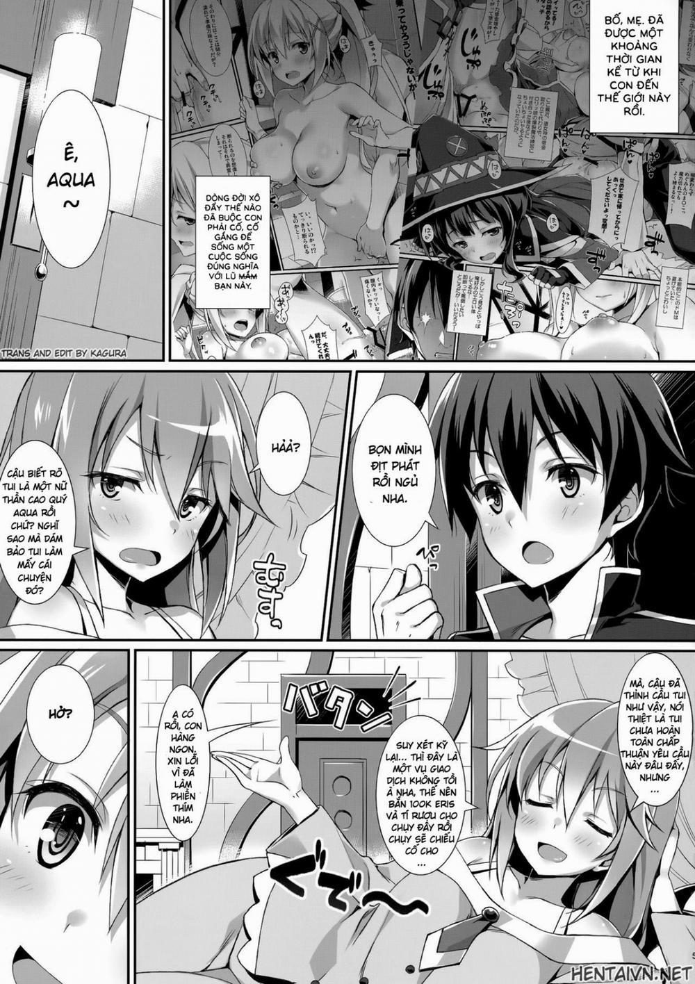 Kono Zannen Sugiru Megami ni Seisai o! (Kono Subarashii Sekai ni Syukufuku o!) Oneshot trang 4