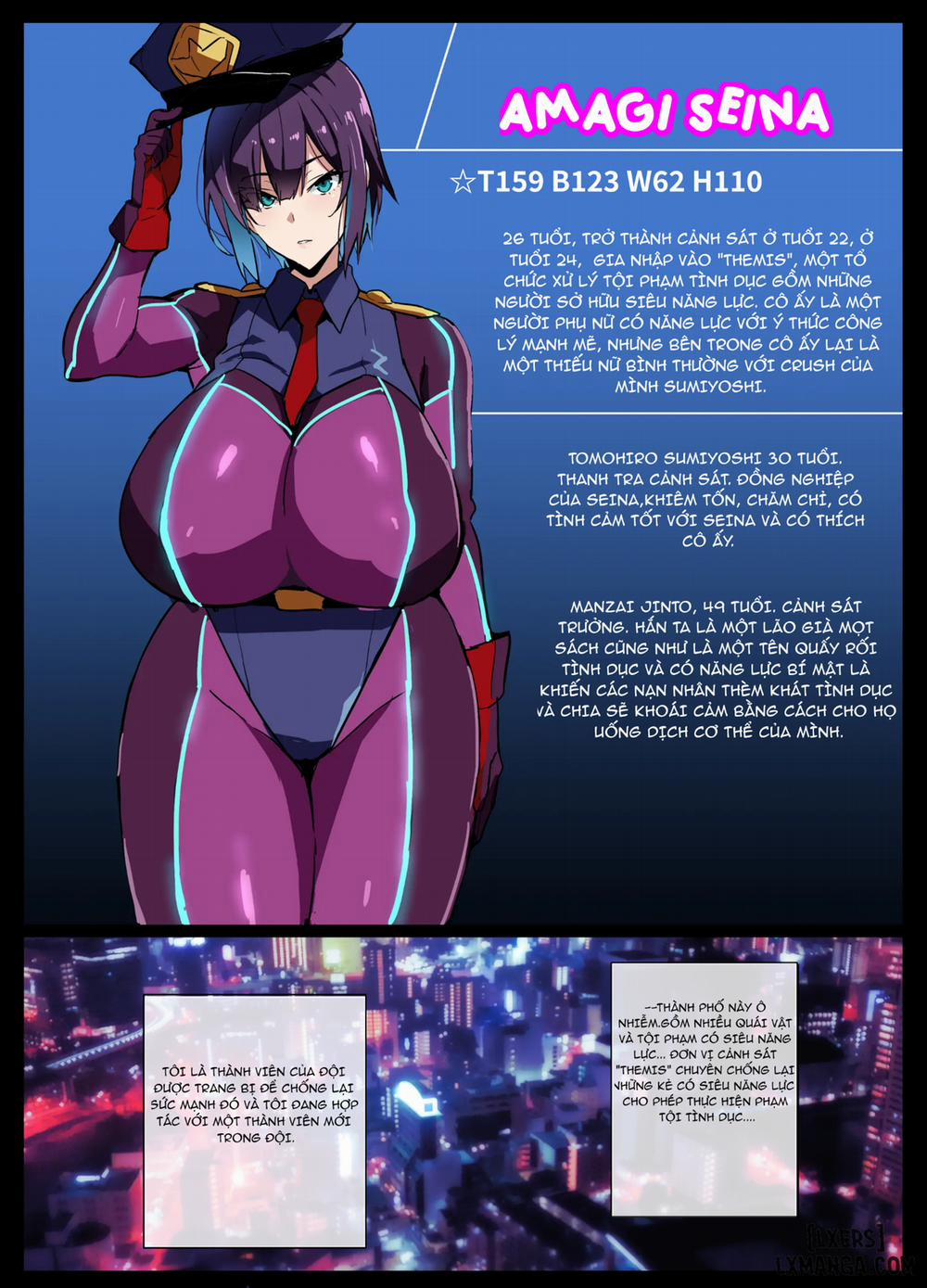 Kouhai Otaku Poilice Zenpen OneShot trang 0