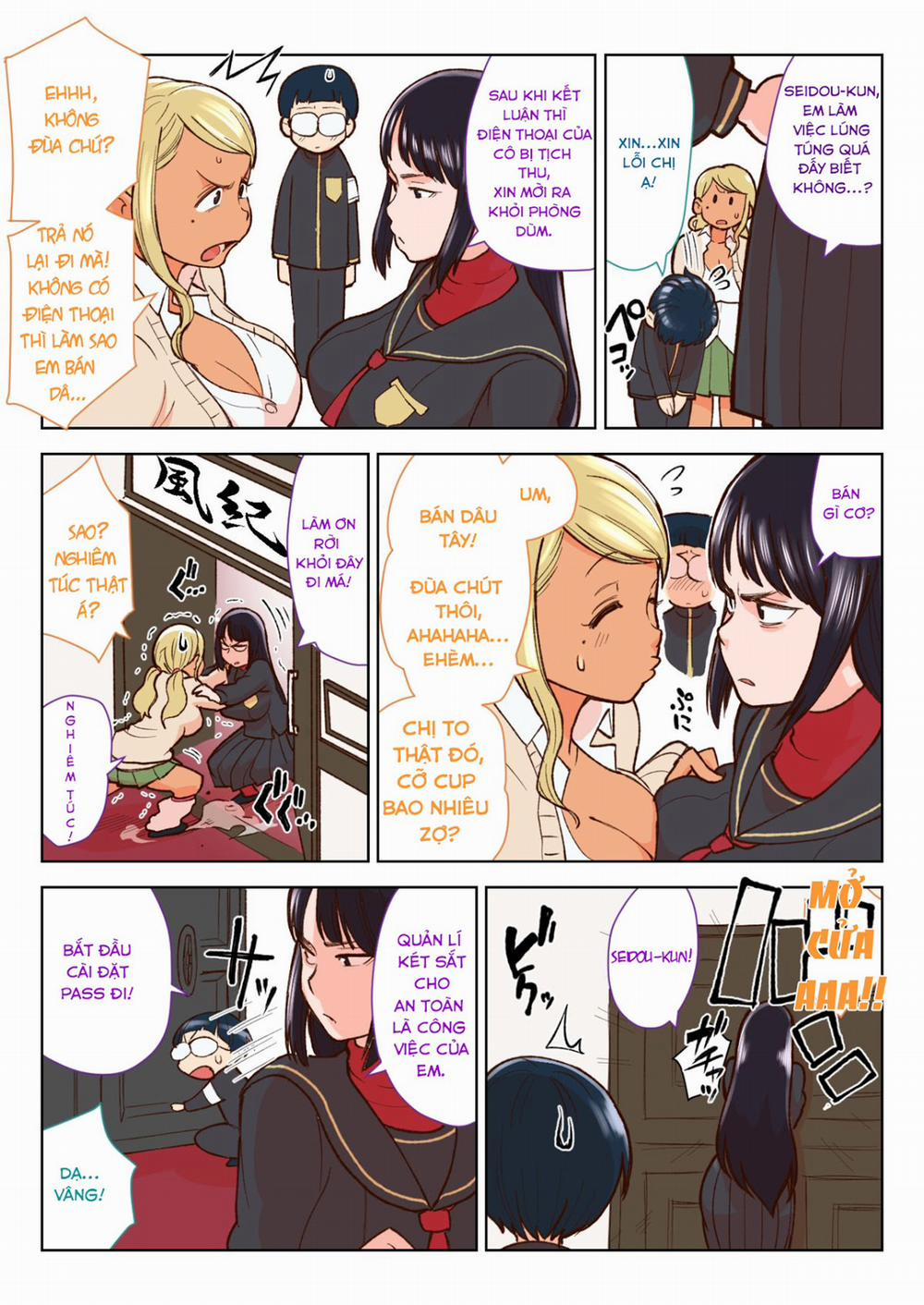 Kuro Gal VS Fuuki Iin - Black gal VS Prefect 1 trang 4