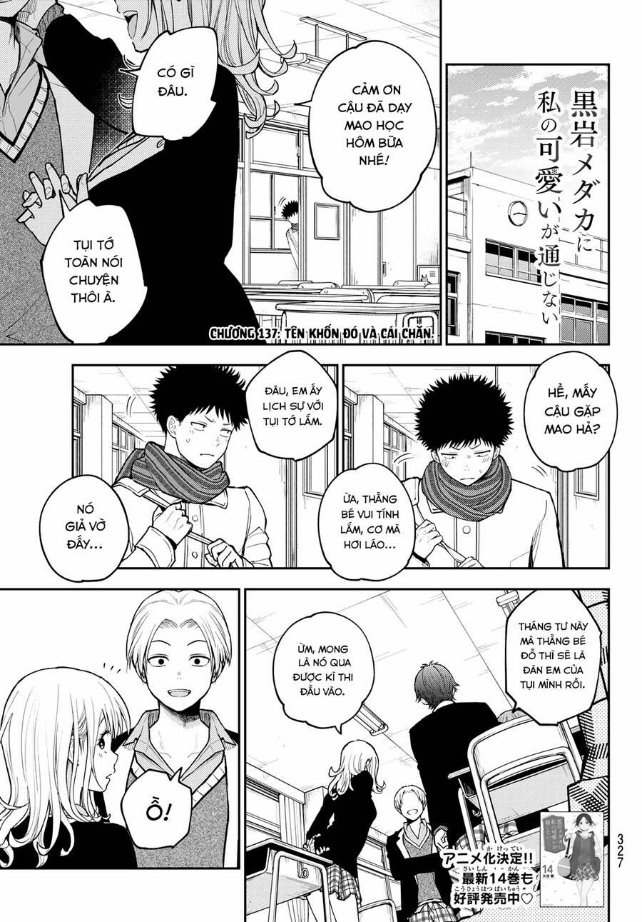 Kuroiwa Medaka Ni Watashi No Kawaii Ga Tsuujinai 137 trang 2