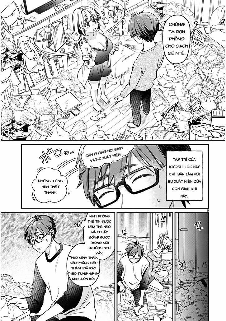 Kusetsuyo Kanojo Wa Toko Ni Izanau 3.1 trang 9