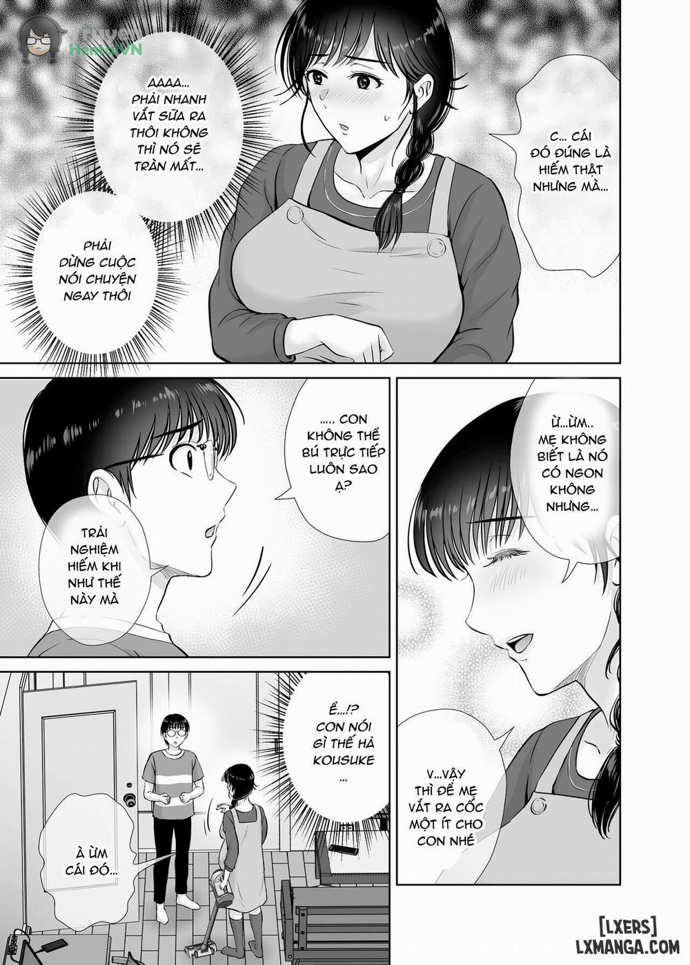 Kyonyuu Kaa-san ga Boku no Me mo Mae de 2 ~Bonyuu Mamire de Ikimakutta Hanashi~ Oneshot trang 32