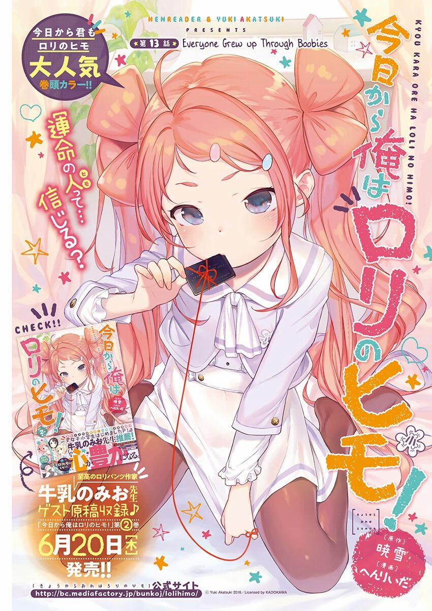 Kyou Kara Ore Wa Loli No Himo! 13 trang 3