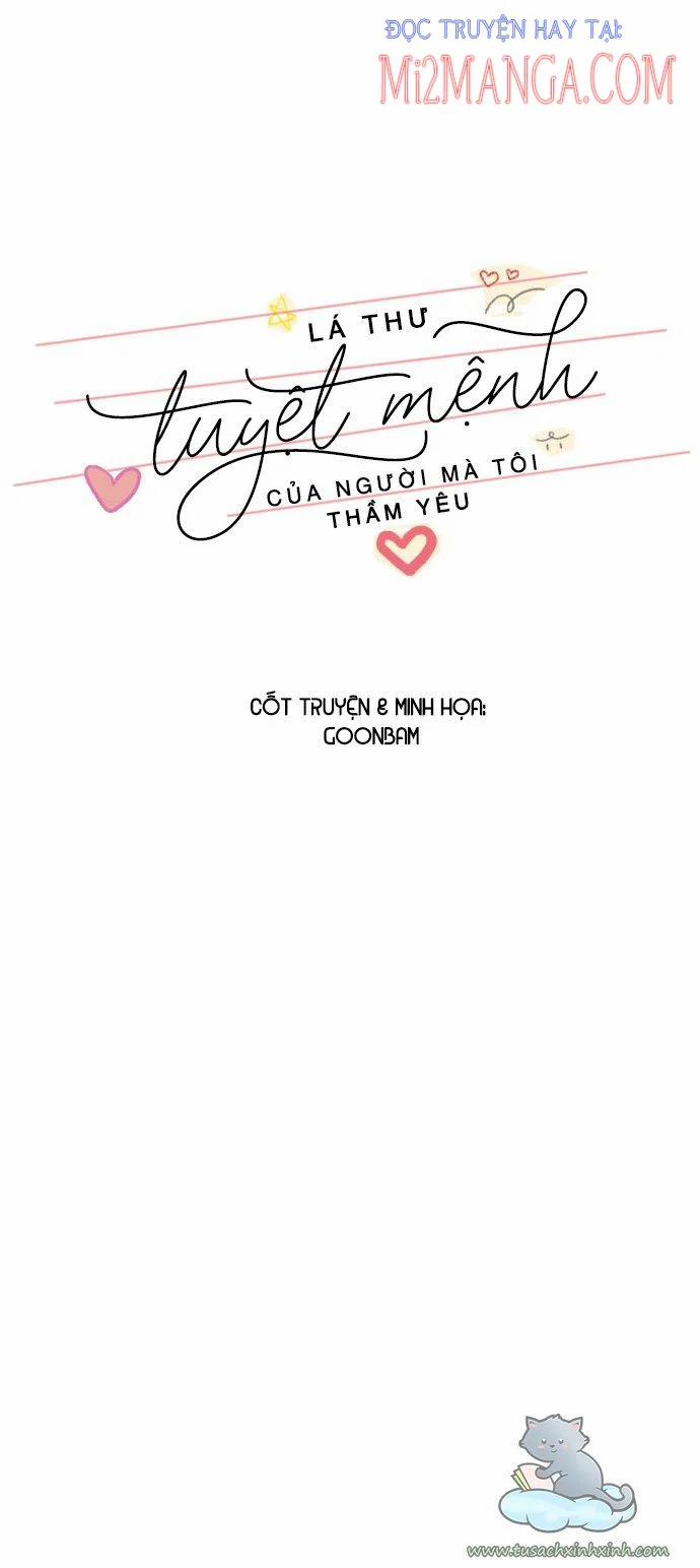 Lá Thư Tuyệt Mệnh Của Người Mà Tôi Thầm Yêu 1 trang 10