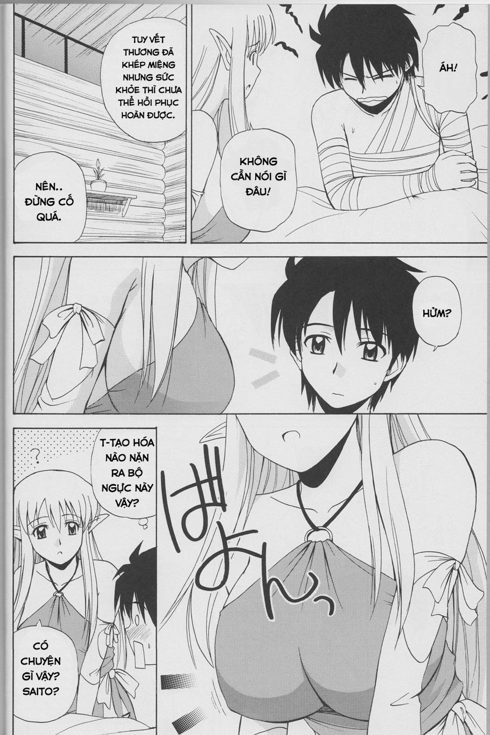 Le Beau Maitre (Zero no Tsukaima) 4 0 Tình bạn với elf Tiffa trang 4