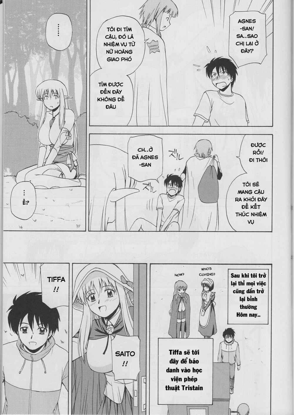 Le Beau Maitre (Zero no Tsukaima) 4 - Tình bạn với elf Tiffa trang 23