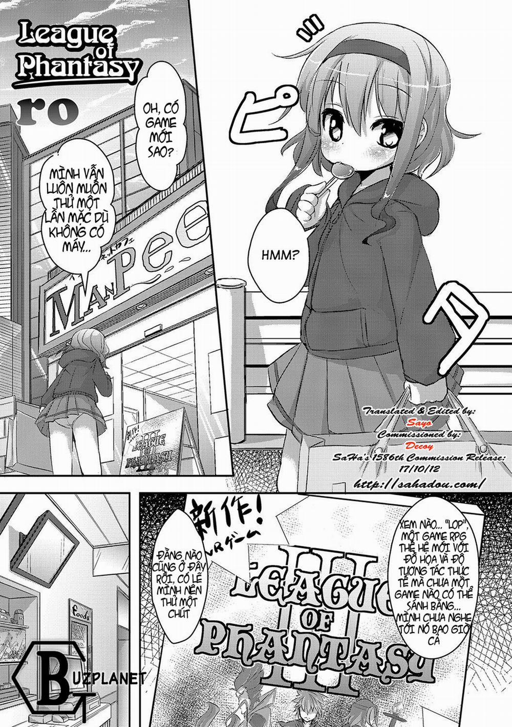 League Of Phantasy Oneshot trang 0