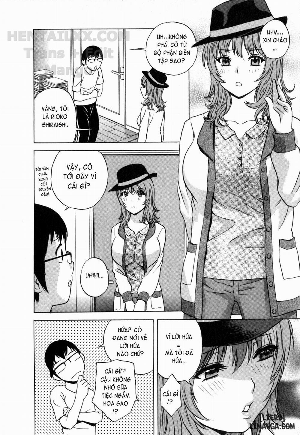 Life with Married Women Just Like a Manga 18 trang 24
