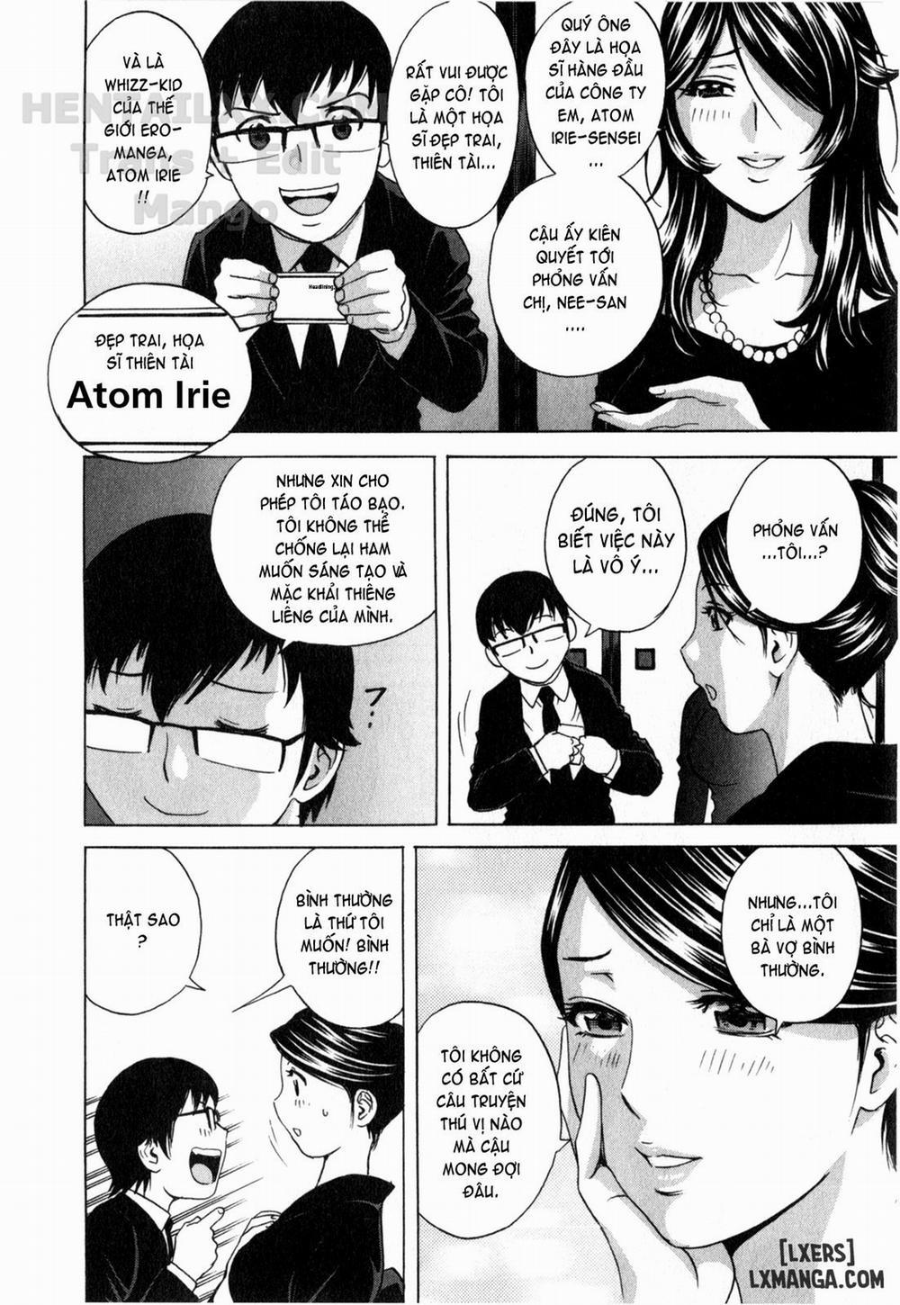 Life with Married Women Just Like a Manga 23 trang 10