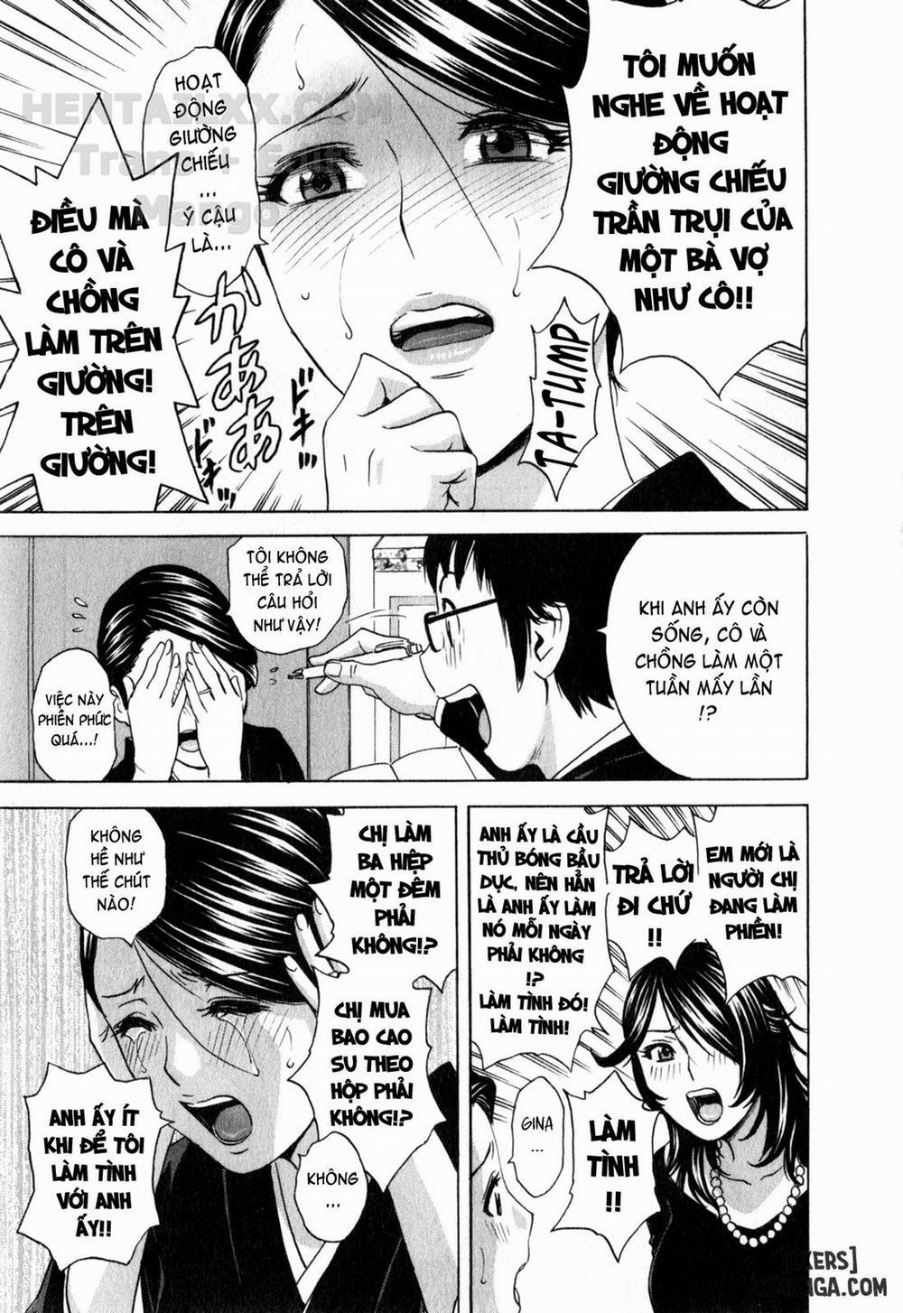 Life with Married Women Just Like a Manga 23 trang 11