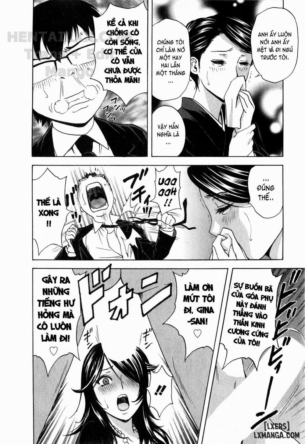 Life with Married Women Just Like a Manga 23 trang 12