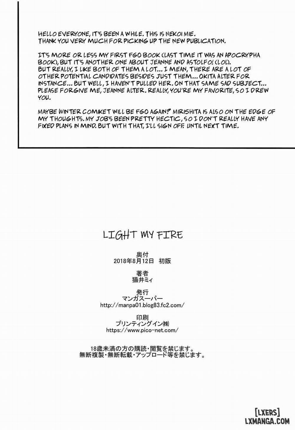 Light my fire Oneshot trang 24