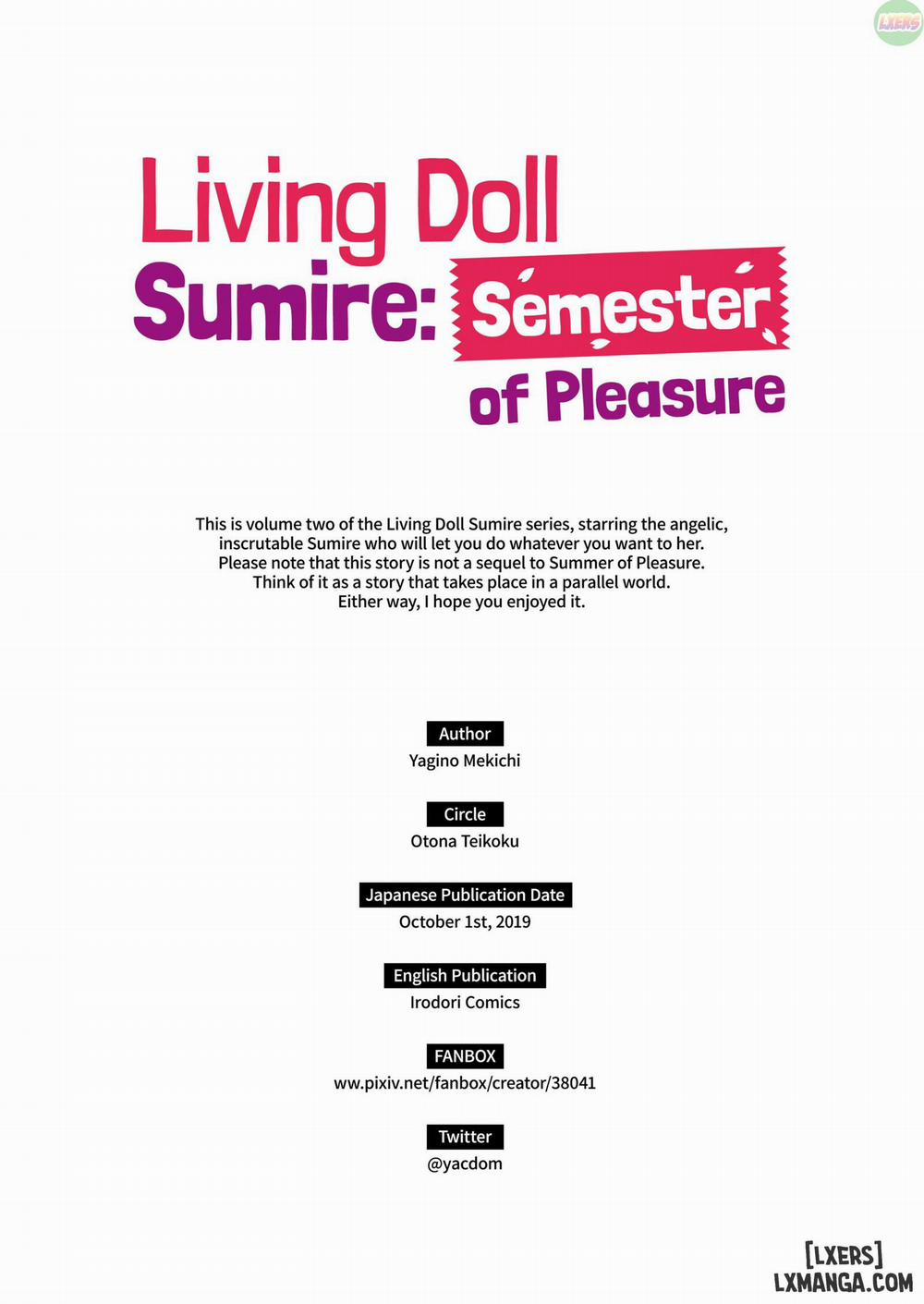 Living Doll Sumire - Semester of Pleasure Oneshot trang 43