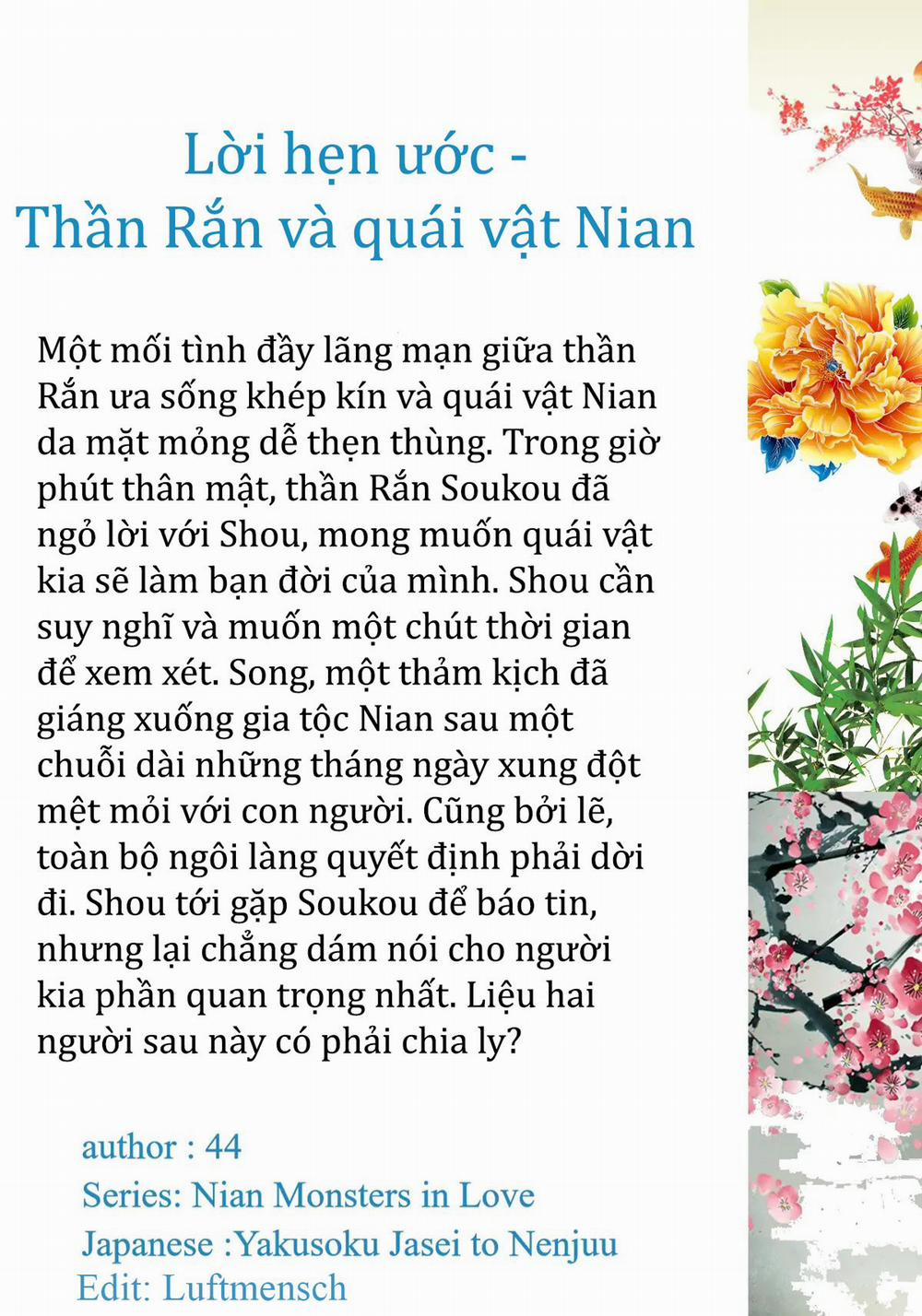 Lời Hẹn Ước Oneshot trang 1