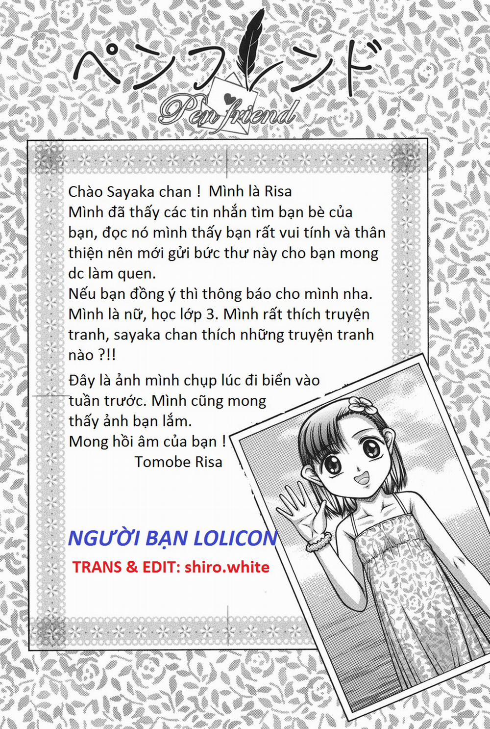 [Loli] Người bạn lolicon Oneshot trang 0