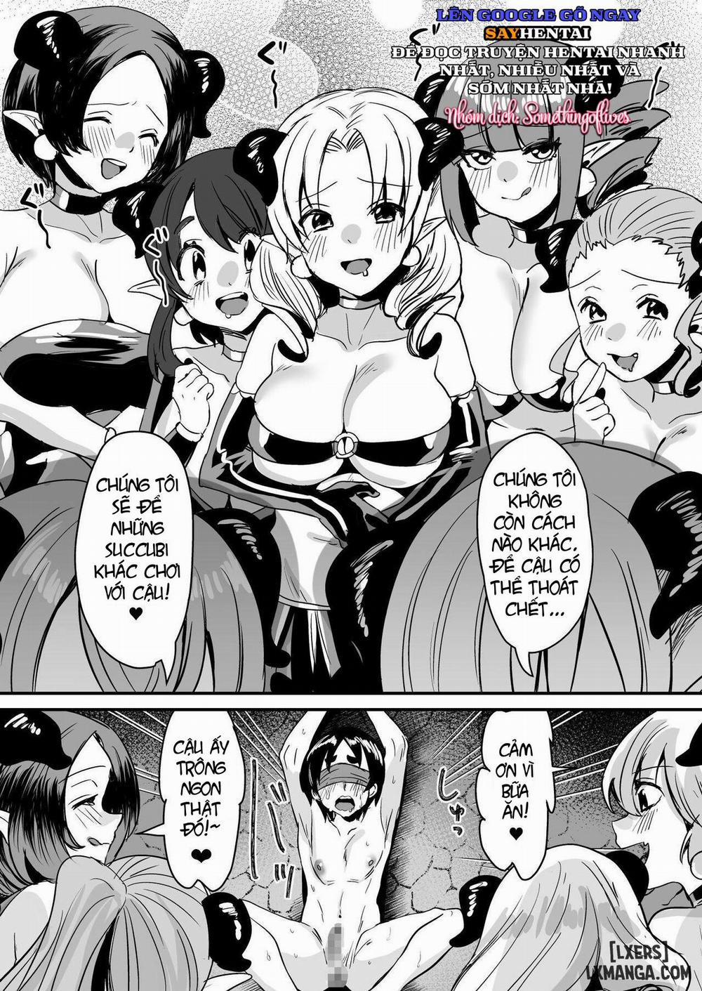Lotion Succubus no Nurunuru Sakusei Inmu W | Lotion Succubus' Slippery Lewd Dream W Oneshot trang 28