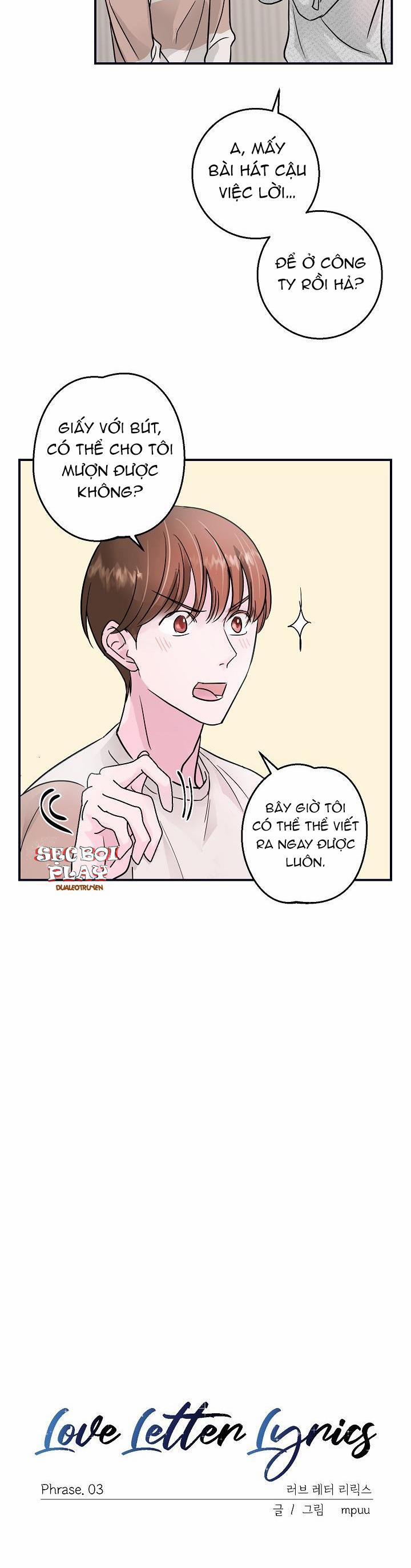 LOVE LETTER LYRICS 3 trang 2