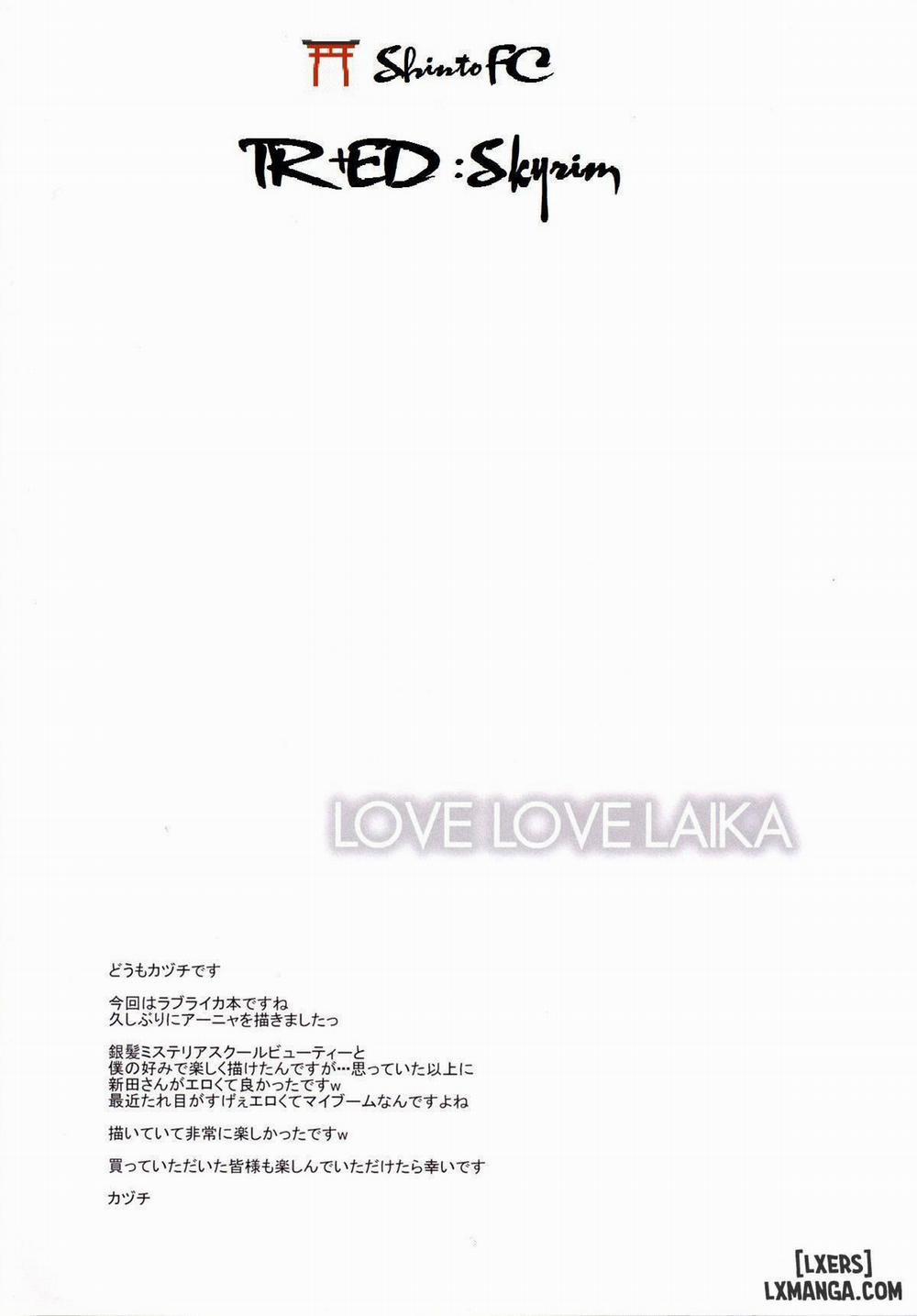 LOVE LOVE LAIKA Oneshot trang 2