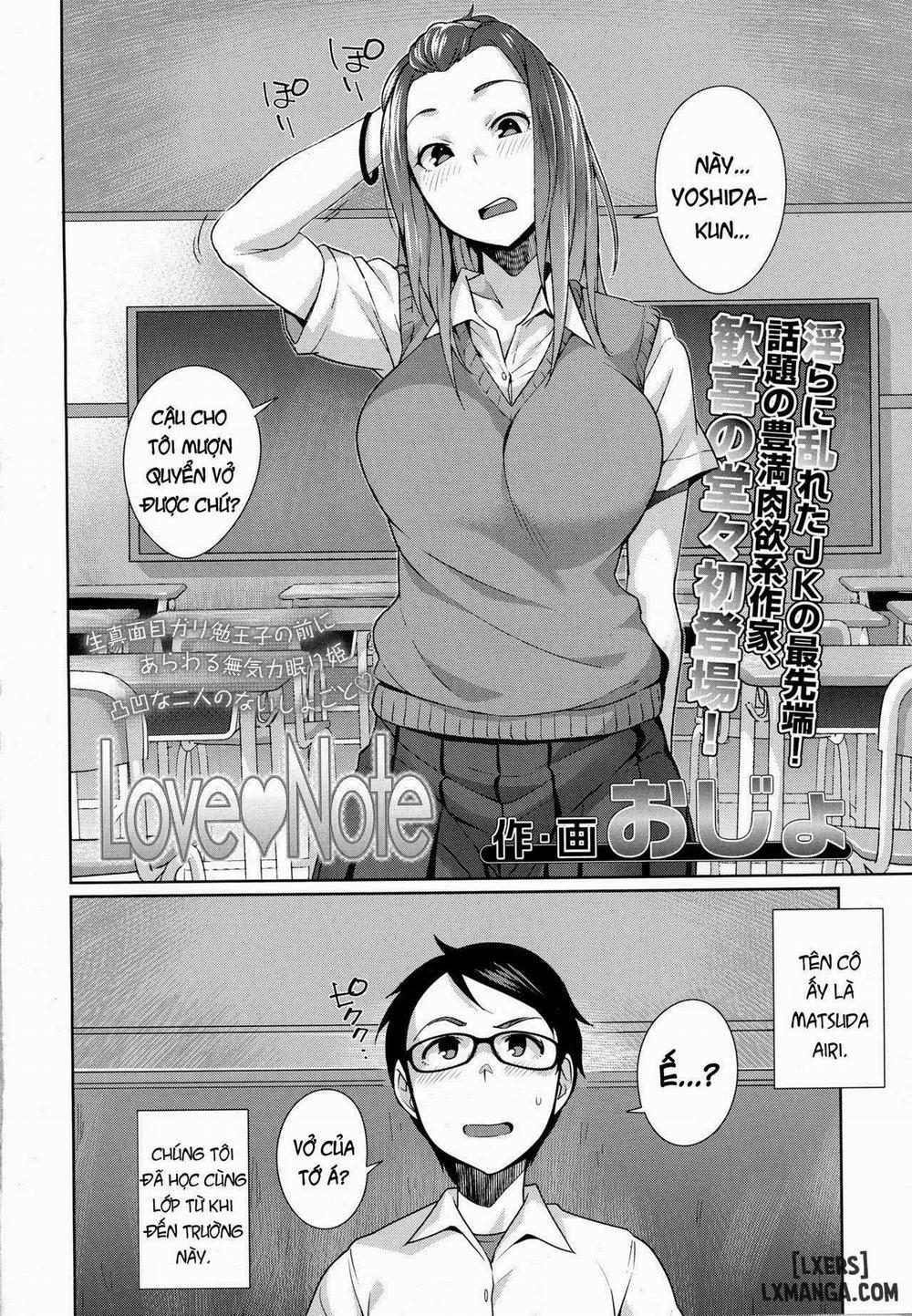 Love♥Note Oneshot trang 1