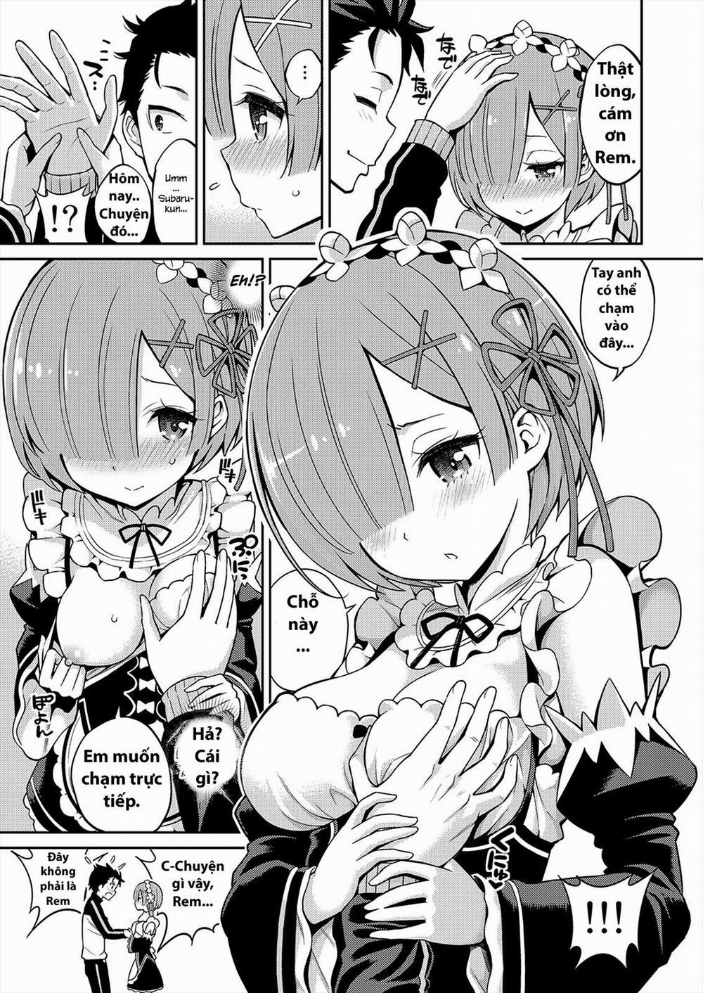 Love:Rem Kara Hajimeru Sourou Kaizen Seikatsu (Re Zero Kara Hajimeru Isekai Seikatsu) Oneshot trang 5