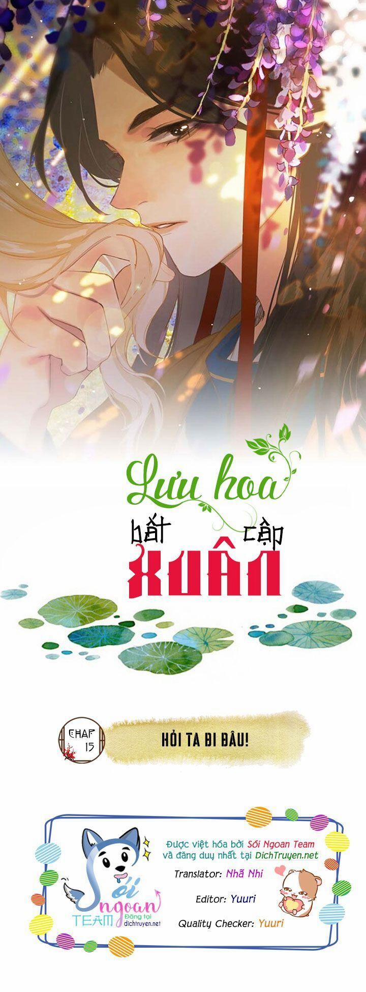 Lưu Hoa Bất Cập Xuân 15 trang 1