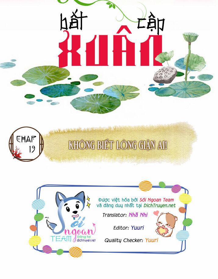 Lưu Hoa Bất Cập Xuân 19 trang 1