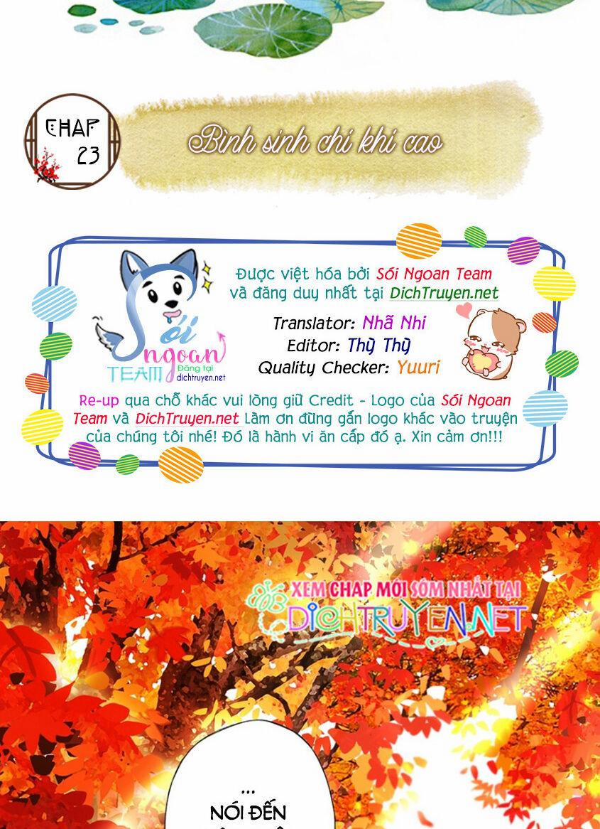 Lưu Hoa Bất Cập Xuân 23 trang 1